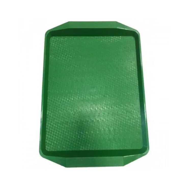 Рестол. Поднос зеленый. Разнос пластиковый 355х455мм. Поднос пластик cambro 32x42 tray plastic. Поднос однотонный.