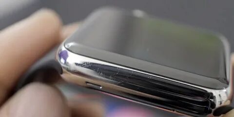 Царапина экран apple watch