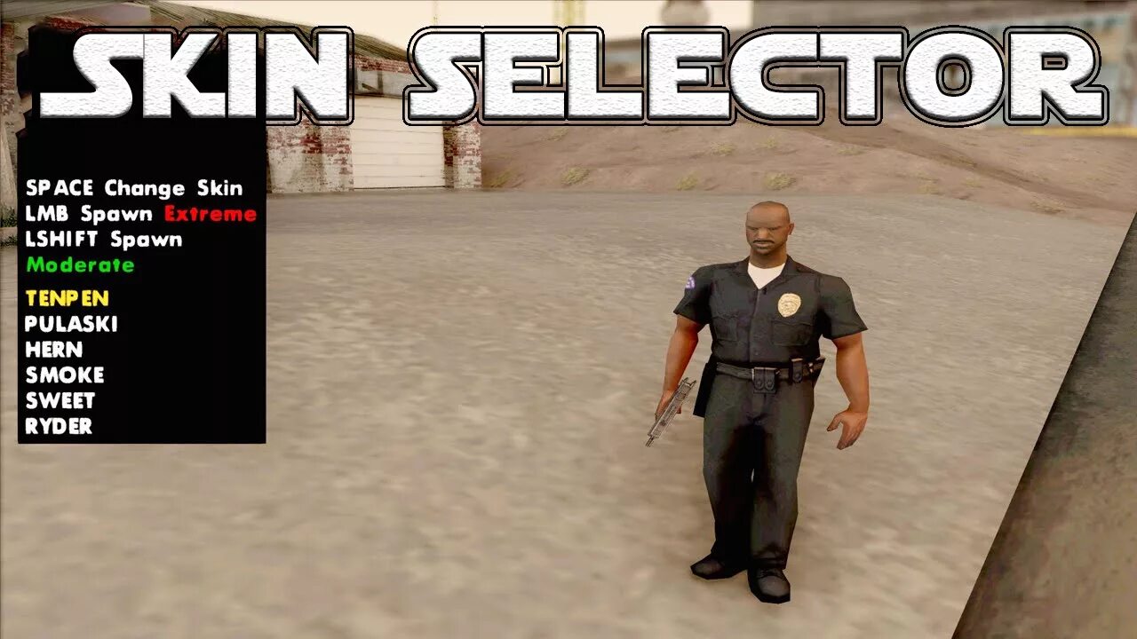 Selector gta. Skin Selector 1.1 GTA sa. Cleo 4 Skin Selector. GTA sa скин селектор. Скин селектор для ГТА Сан андреас 2.1.