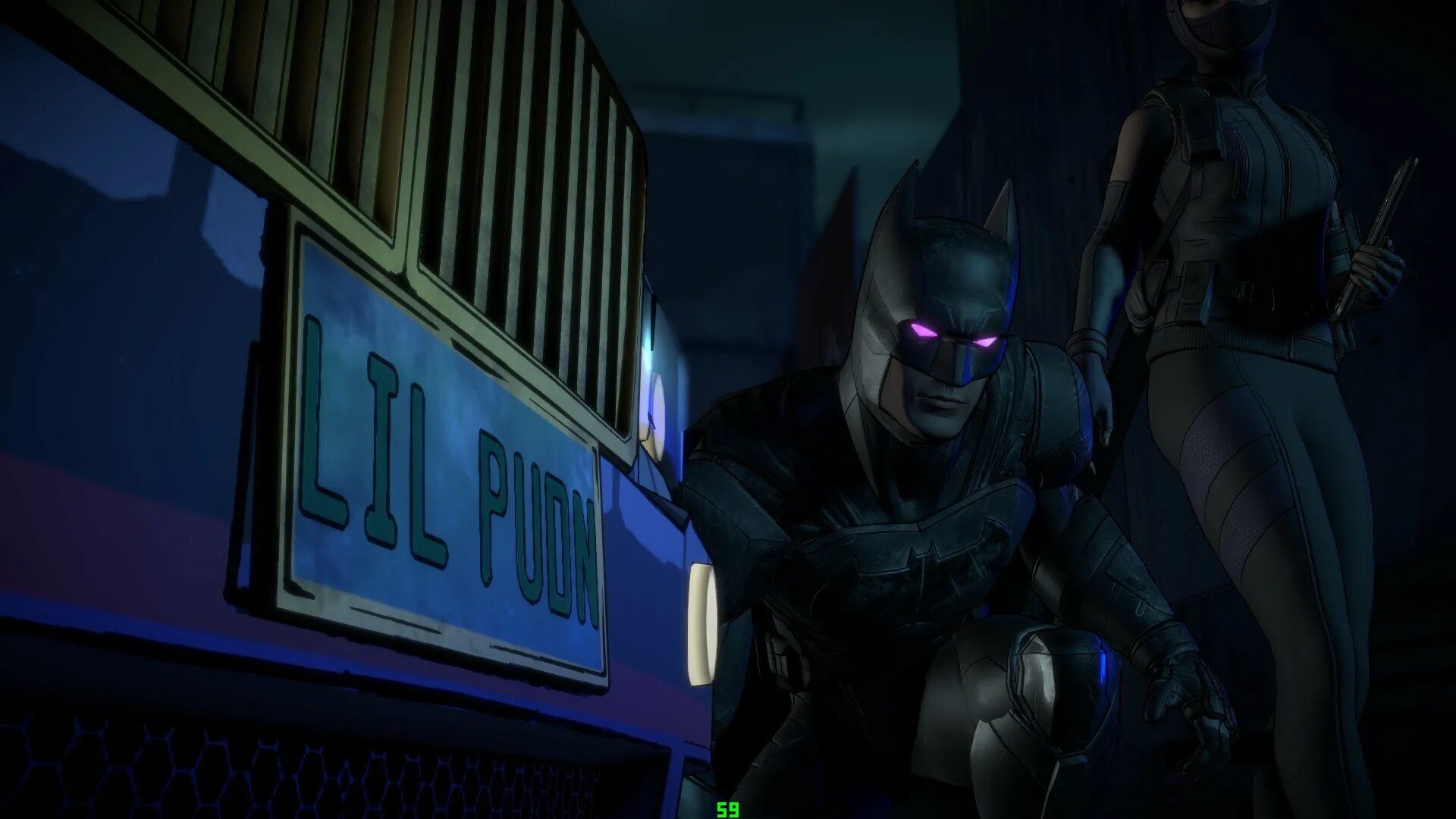 1 batman the enemy within. Batman the Enemy within Batmobile. Женщина кошка игра Бэтмен. Batman the Enemy within Бэт пещера. Аманда Фуллер Бэтмен игра.