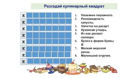 Тест про еду