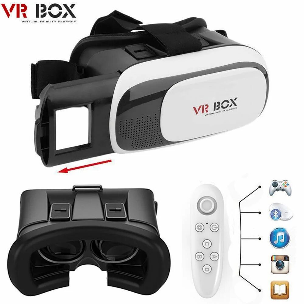 Очки виртуальной реальности VR Box. VR Box VR 2.0. VR Box Controller. VR-Box r700.