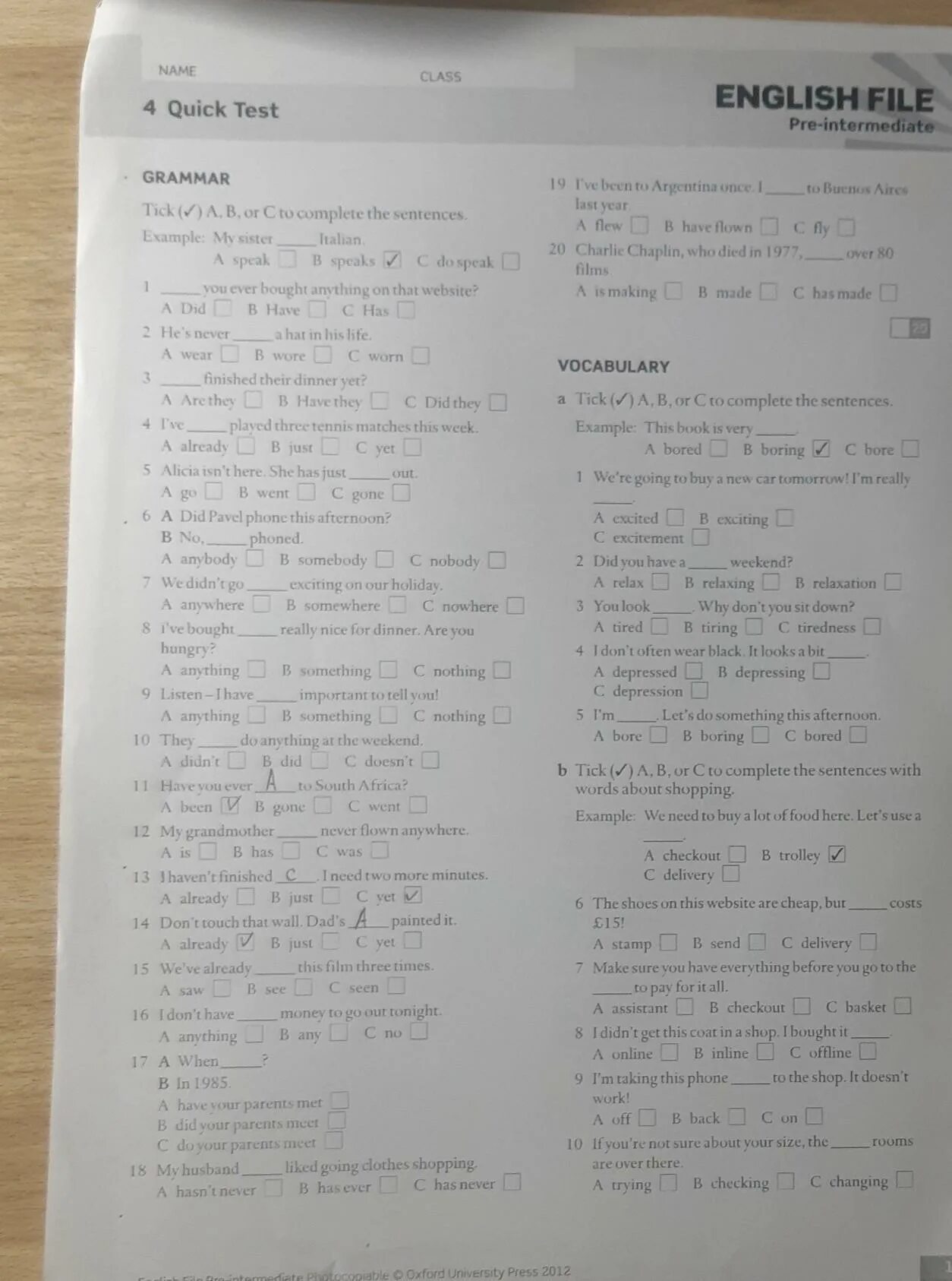 Tick sentences. Tick a b or c to complete the sentences example my sister Italian. Grammar Tick  a, b, or c to complete the sentences. We _____ going to Drive to Paris. 1 Балл ha. Tick a b or c to complete the sentences example John Chocolate. Test file 4 Grammar Tick ( ) a, b, or c to complete the.