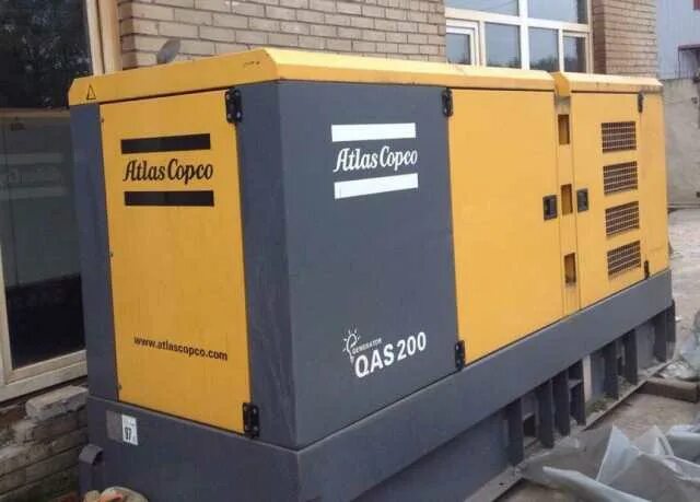Генератор atlas copco qas. Atlas copco qas 200. дизельный генератор atlas copco qas 200.