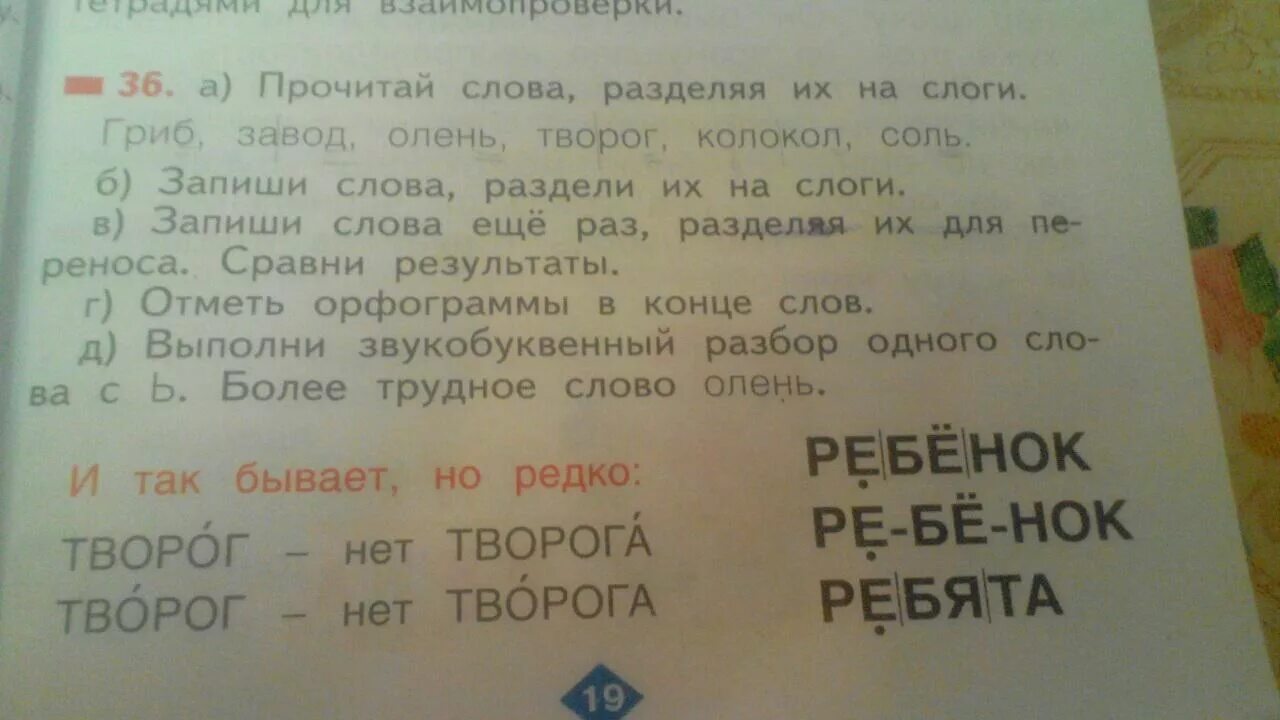 Прочитай предложение и слова для справок. Творог проверочное слово. Подели слова на слоги гриб. Творог проверочное слово творога. Какое проверочное слово к слову творог.