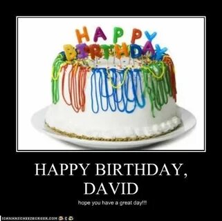 David is happy