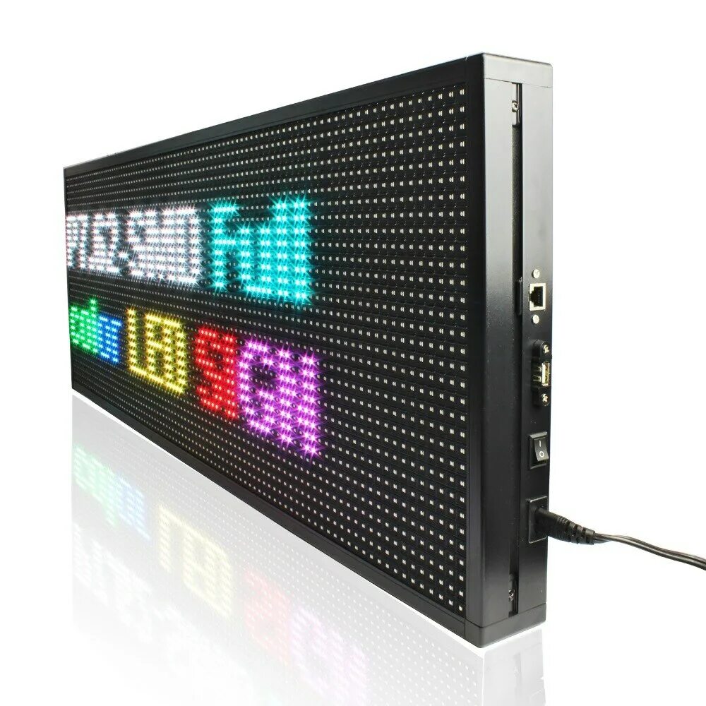 Светодиодный монитор экран. P10 светодиодный дисплей. smd led display 0.42. rgb p10. led дисплей (для задн. active park).