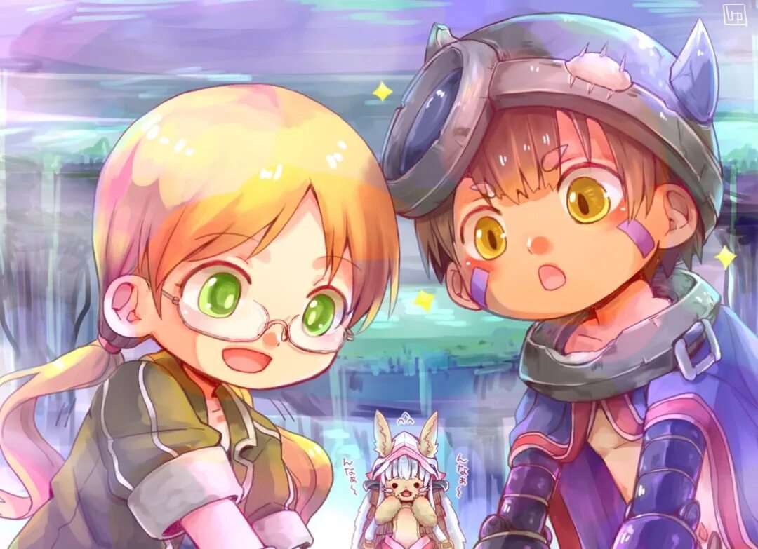 Наначи Рико и рег. Рико made in Abyss. Made in Abyss Наначи и Рико. Made in Abyss рег Рико и Наначи.