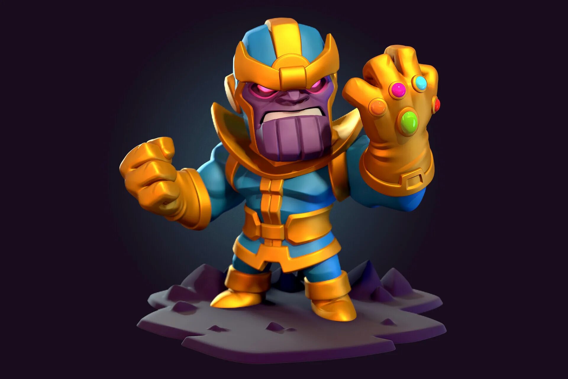 Старые картинки бравла. Танос Чиби. Brawl Stars бравлеры. Thanos Браво старс. Боузер Танос.