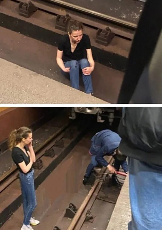 Девушка упавшая в метро на рельсы. Рельсы метрополитена. Девушка упавшая в метро на рельсы. Курпал на рельсы в метро. Девушка упавшая в метро на рельсы.