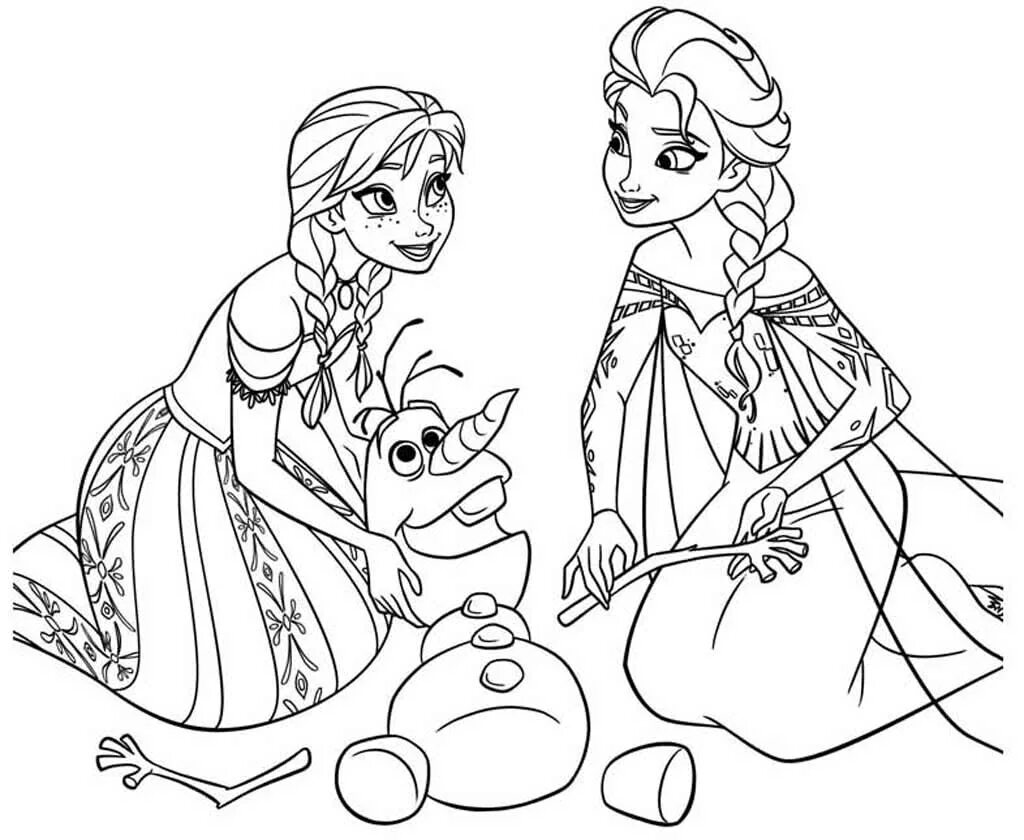 Frozen coloring