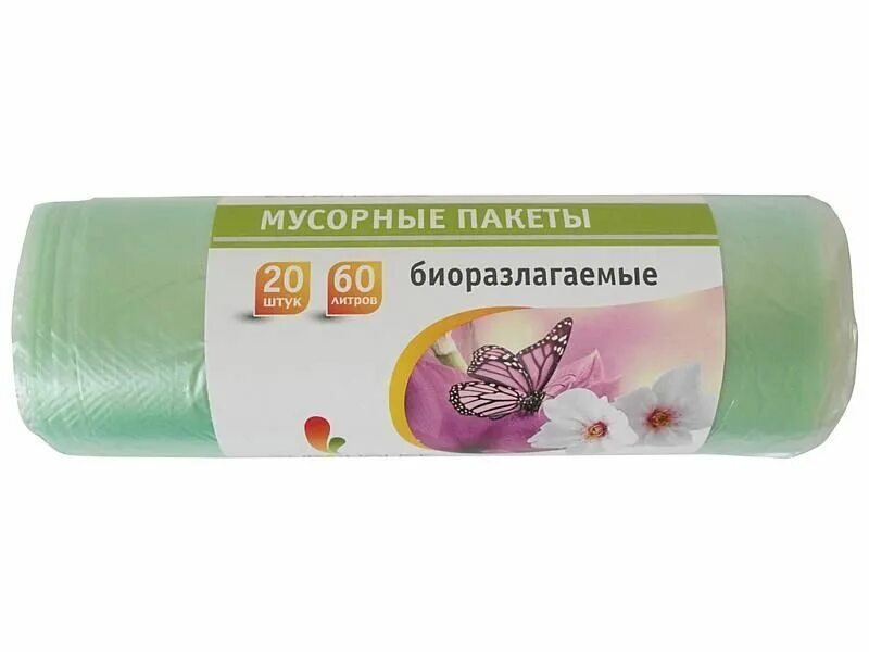 Биопакеты. Пакеты д/мус. Мусорный пакет с завязками. Авикомп 30л (30шт)рул. Биоразлагаемые мусорные пакеты.