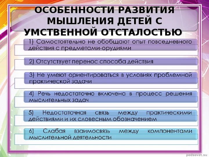 Условия развития мышления младшего школьника