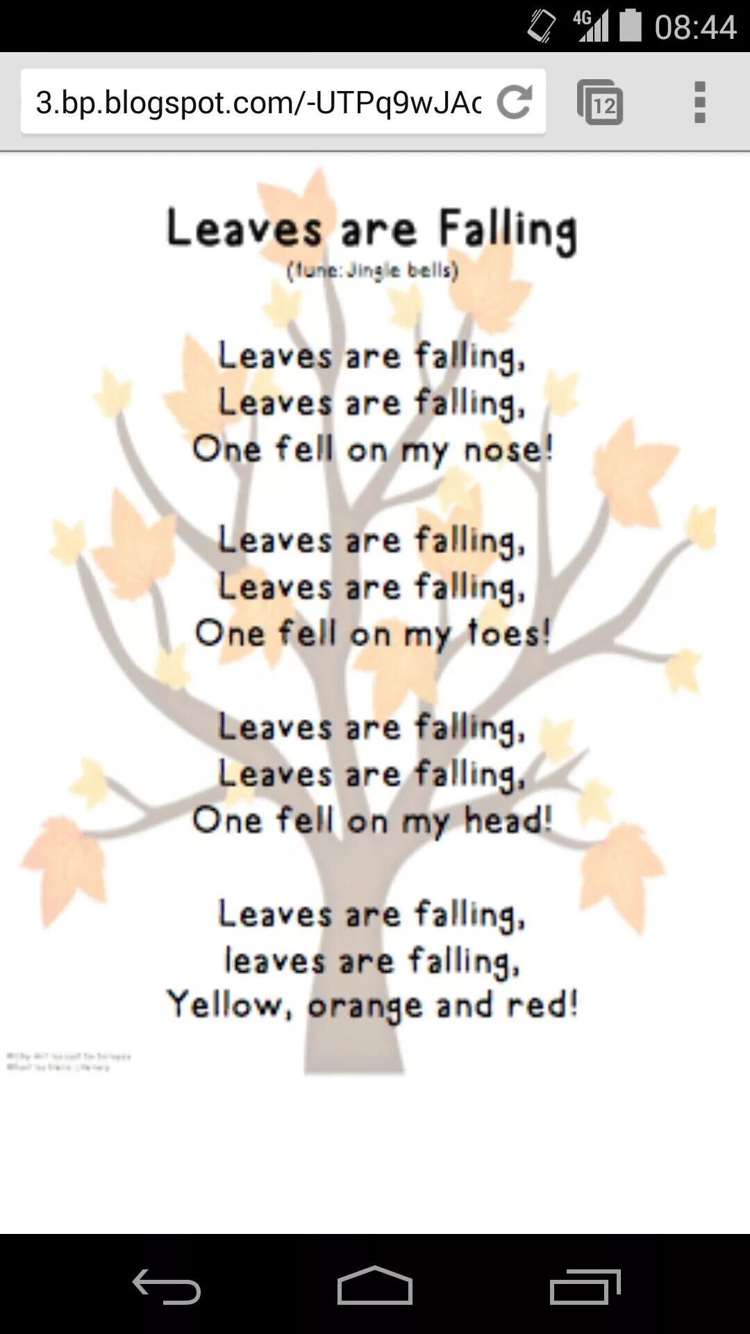 Fall fell fallen транскрипция. Leaves are Falling. Leaves are Falling стих. Autumn leaves на английском. Leaves are Falling Falling Falling... Falling on my head стих про осень.