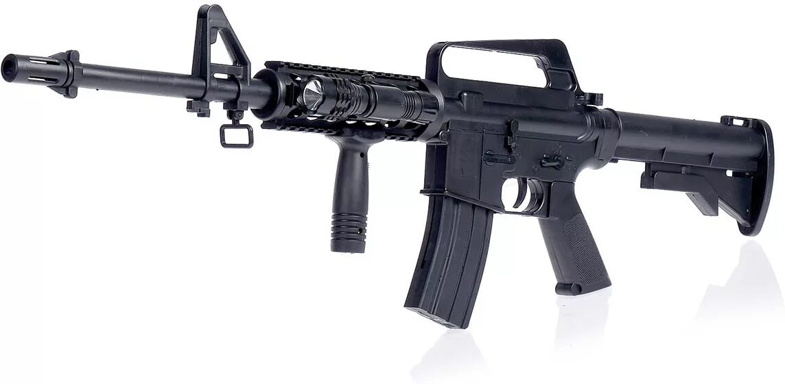 Автомат Assault Rifle m16-a4, с фонариком 2431849. Автомат JG 139. Пневматическое оружие автомат игрушечный Assault Rifle m16-a4, с фонариком. Игрушечное оружие "автомат пневматический МП", 1522068.