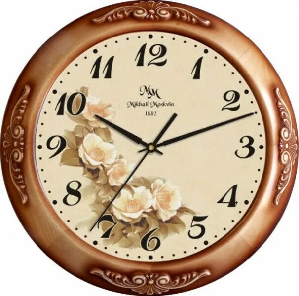 Mikhail Moskvin часы настенные 1882. Настенные часы Mikhail Moskvin, 39 см. Часы магазин тольятти