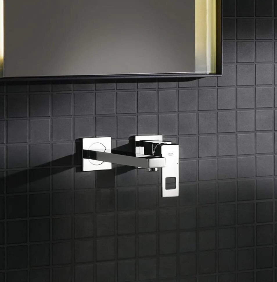 Grohe Eurocube 19895000. Grohe встраиваемый смеситель Eurocube. Смеситель для раковины Grohe Eurocube. Смеситель для раковины Grohe Eurocube 19895000gr.