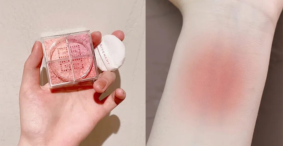 Givenchy Prisme libre blush 02. Givenchy Prisme libre blush свотчи. Givenchy Prisme libre blush 03.