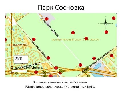 Сосновка на карте