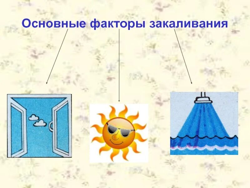 Закаливание. Принципы и методы закаливания детей. Естественные факторы закаливания. Для закаливания детей основные природные факторы. Основные факторы закаливания детей.