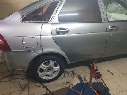 Задние крылья на приору