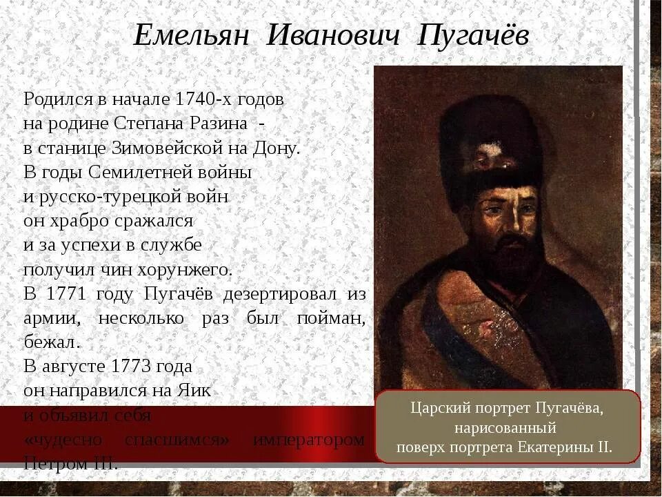 Как сложилась судьба емельяна пугачева. Е Пугачев восстание.