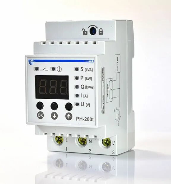 Реле напряжения новатек рн-260. Реле напряжения рн-260т. Новатек рн-260т. Рн-260т 63а. Реле напряжения рн-260т.