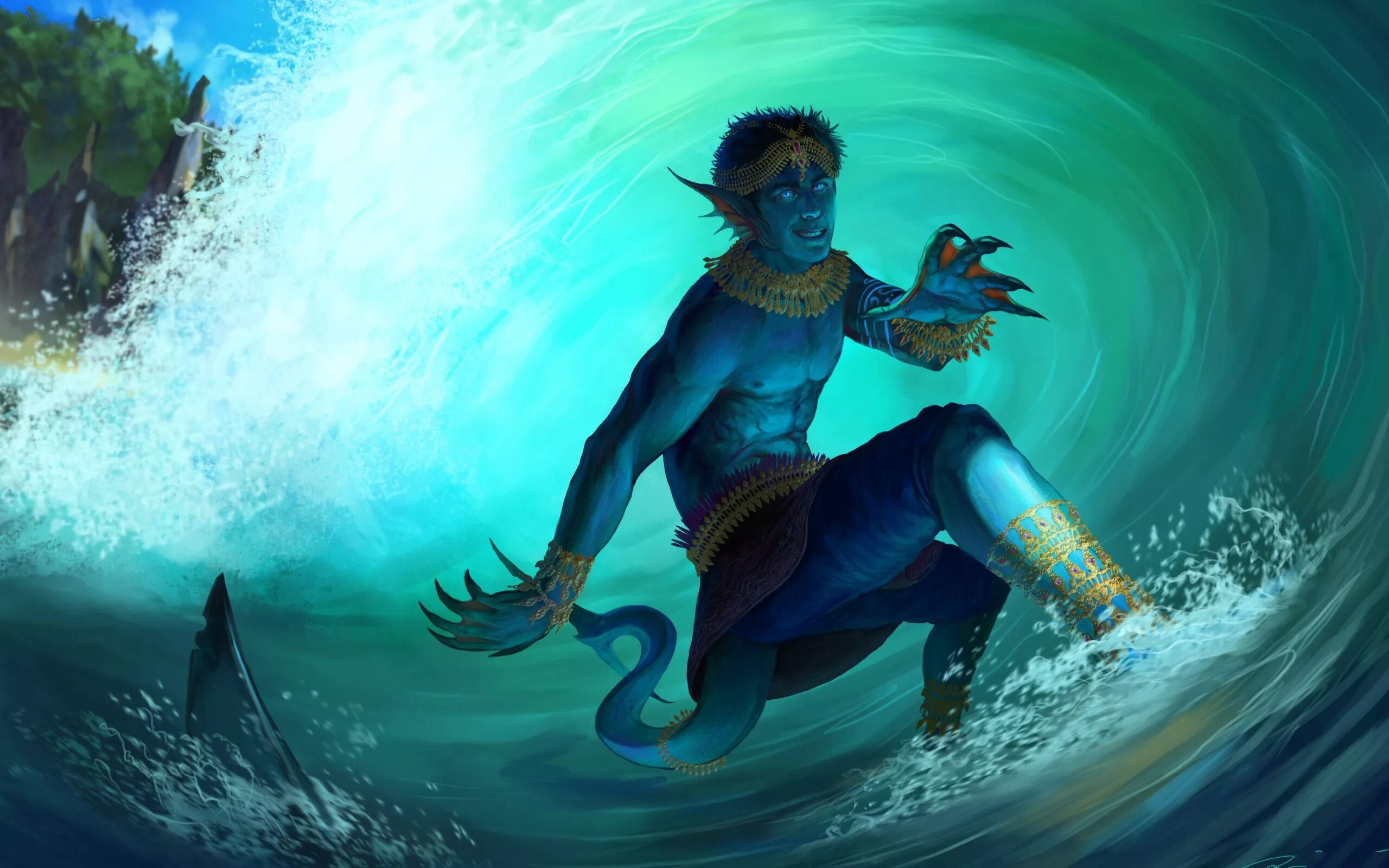 Водный элементаль арт днд. Вода персонажа. Водяной элементаль днд. Аниме парень в воде. Магия арт.