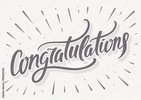 Hello congratulations