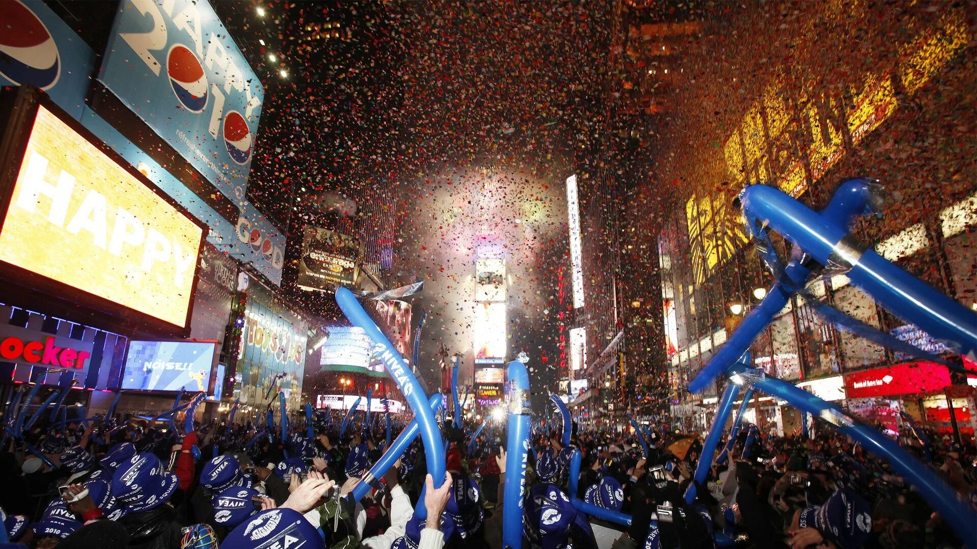 Time square new year