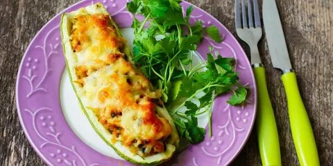 Кабачок бекон сыр