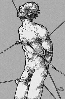 Male Predicament Bondage Drawings.