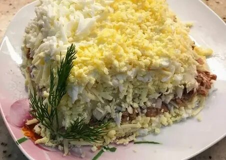 Рыбный салат с маслом