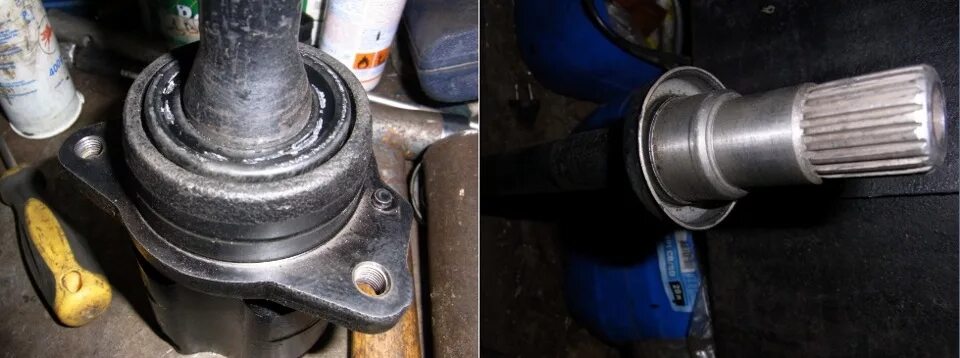 Замена пыльника и подвесного подшипника правого привода! - Toyota MR2 (3G), 1,8 