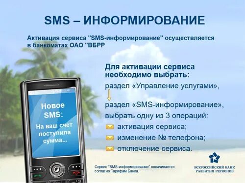 Смс информирование. Смс уведомление. Оповещение через смс. ВБРР. Sms цены