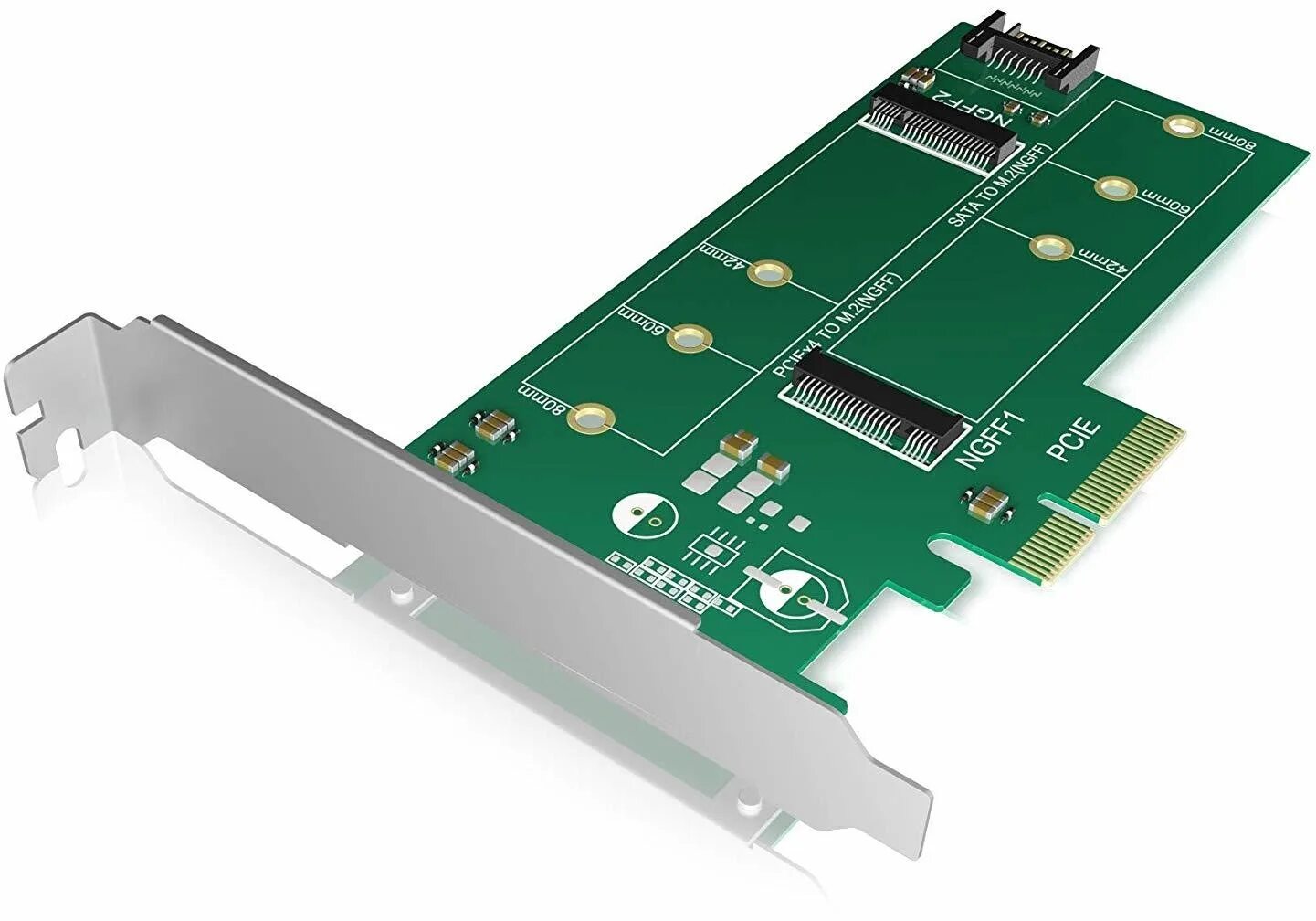 Pci c. Плата расширения pci m.2. плата расширения pci sata. переходник pci на sata 3 для ssd. adapter 2x m.2 pcie8.