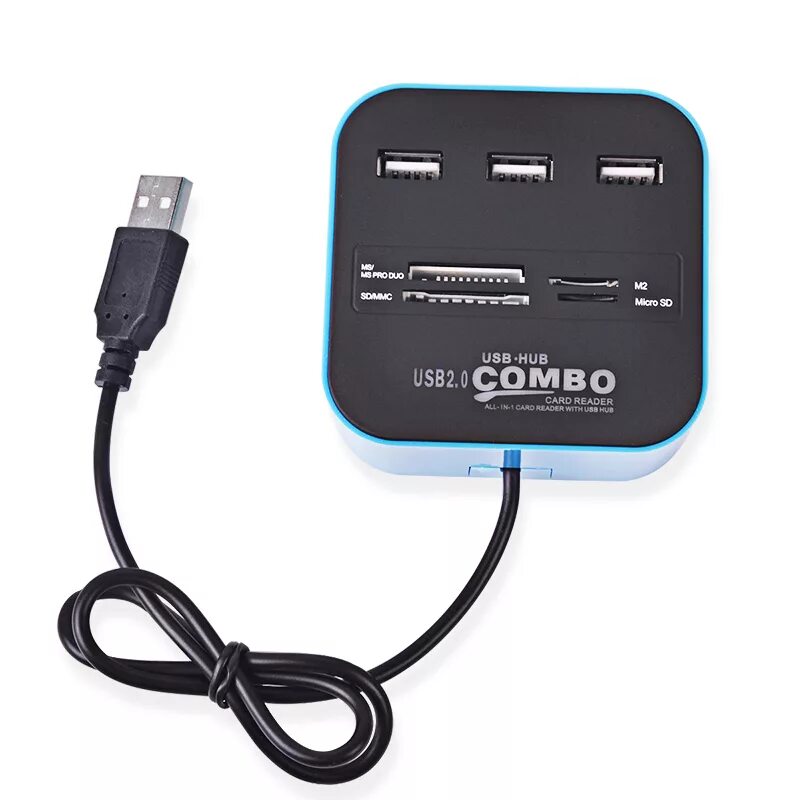 Usb all in one. Usb hub card reader combo. combo usb 2.0 card reader. многофункциональный юсб адаптер.