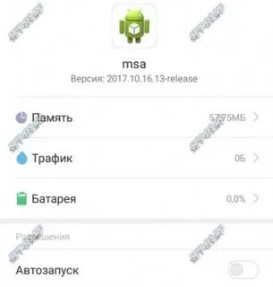 Что за приложение msa