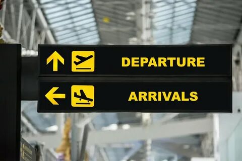 I arrived at the airport and checked