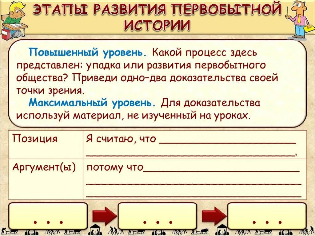 Истории повышений. История первобытного общества. Периоды развития первобытного общества. Этапы первобытной истории. Задания по истории первобытного общества.