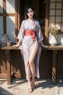 Aaliyah Illustration AI-114 Kimono& Bride 
