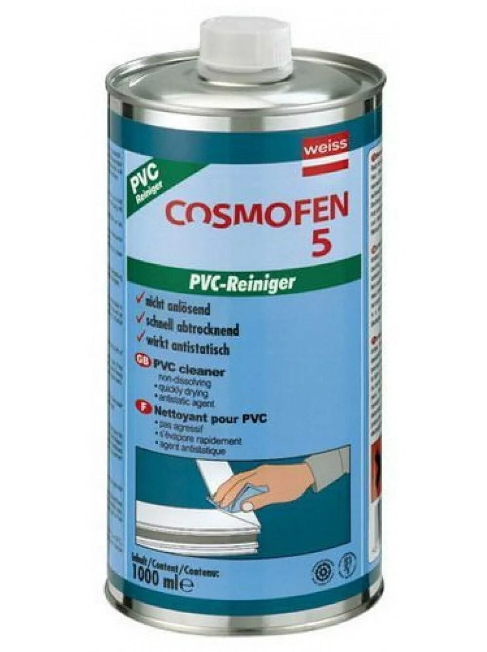 Cosmo cl. Cosmofen 10 пвх - очиститель слаборастворяющий. пвх очиститель cosmo cl-300.120. cosmofen 5 очиститель для пвх, сильнорастворяющий. очиститель cosmofen 5 1000 мл.