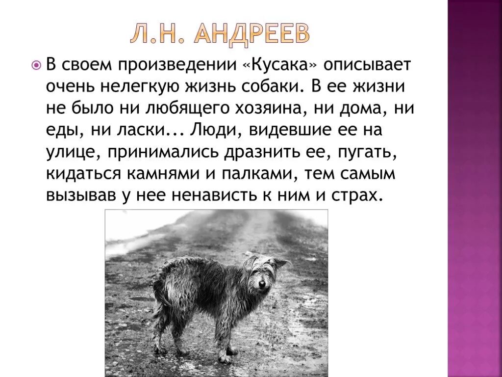 Л н андреев произведение кусака. Произведение л н Андреева кусака. Рассказ л.Андреева "кусака".