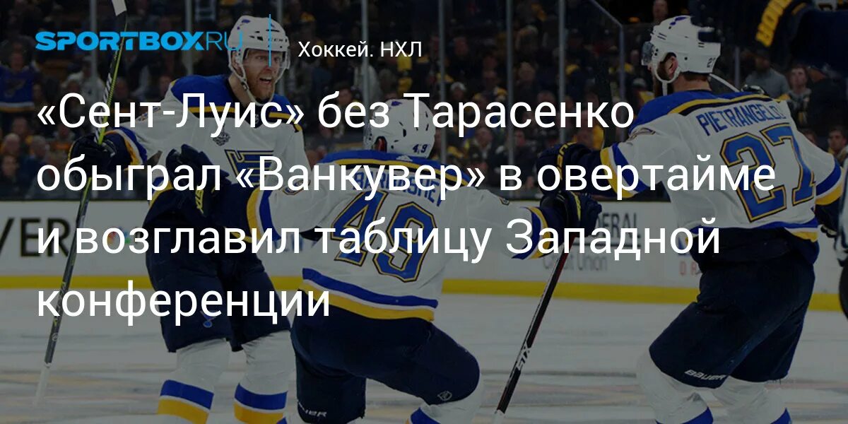 Сент-Луис Блюз - Юта 03.02.2025 Регулярный чемпионат Обзор матча - смотреть онла