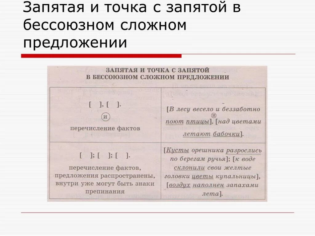 Почему в бсп ставится. Точка и точка с запятой в бессоюзных сложных предложениях. Точка с запятой в сложном без ссоюзном предложении. Запятая и точка с запятой в бессоюзном сложном предложении. Запятая и точка с запятой в бессоюзном сложном пр.