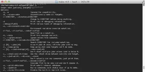 Make command