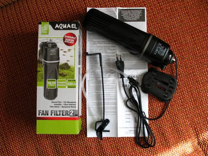 Aquael fan 2. Фильтр внутренний Aquael Fan-2 450л/ч, до 150л. Внутренний фильтр Aquael Fan Filter 2 Plus для аквариума 100 - 150 л (450 л/ч, 5.2 Вт). Внутренний фильтр Aquael Fan Filter 2 Plus для аквариума 100 - 150 л. Фильтр для аквариума Aquael Fan 2 Plus.