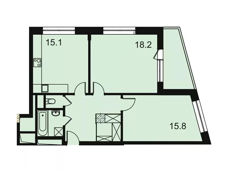 Автозаводская д 23 стр 120. Апартаменты ул. Автозаводская, д. 23, стр. 120. Ул. Автозаводская, д. 23б, корп. 2. Автозаводская 23б. Продажа 2х комнатных квартир по ул