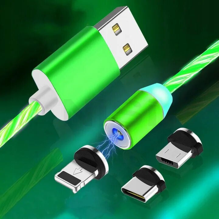 Магнитная usb зарядка для телефона