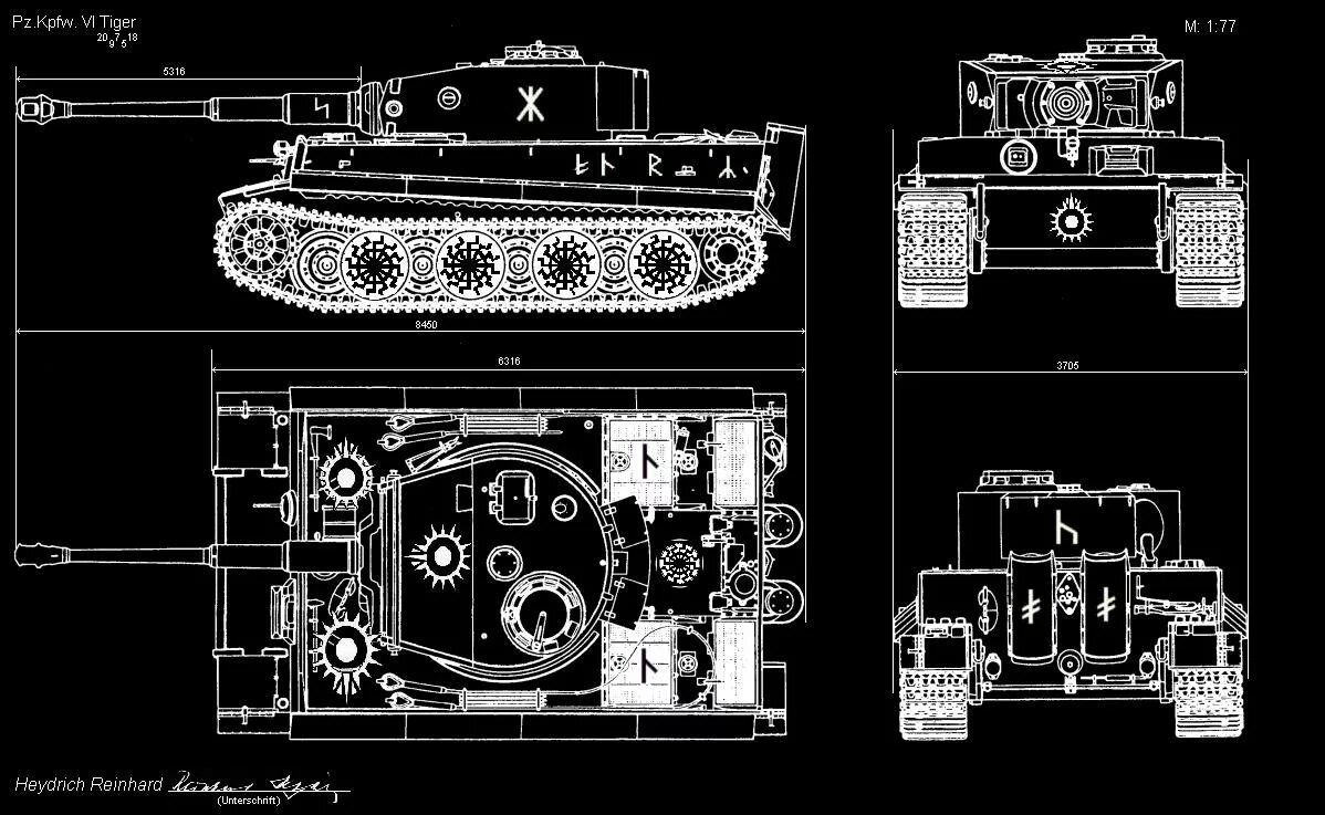 Tank габариты. Чертежи танка Tiger 1. Тигр 1 сбоку чертеж. Чертежи танка тигр с размерами. Чертежи танка тигр h1.